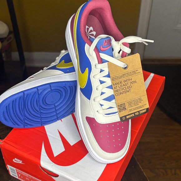 Nike Court Borough Low Recraft BG Sweet Beet | Youth 7Y = Women’s 8.5–9 | NWT - Picture 4 of 6